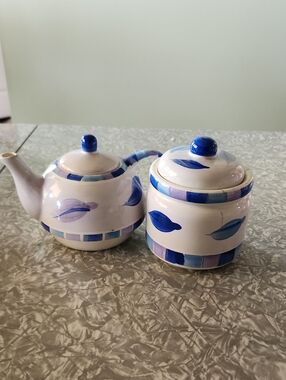 Royal Norfolk White and Blue Porcelain Teacup